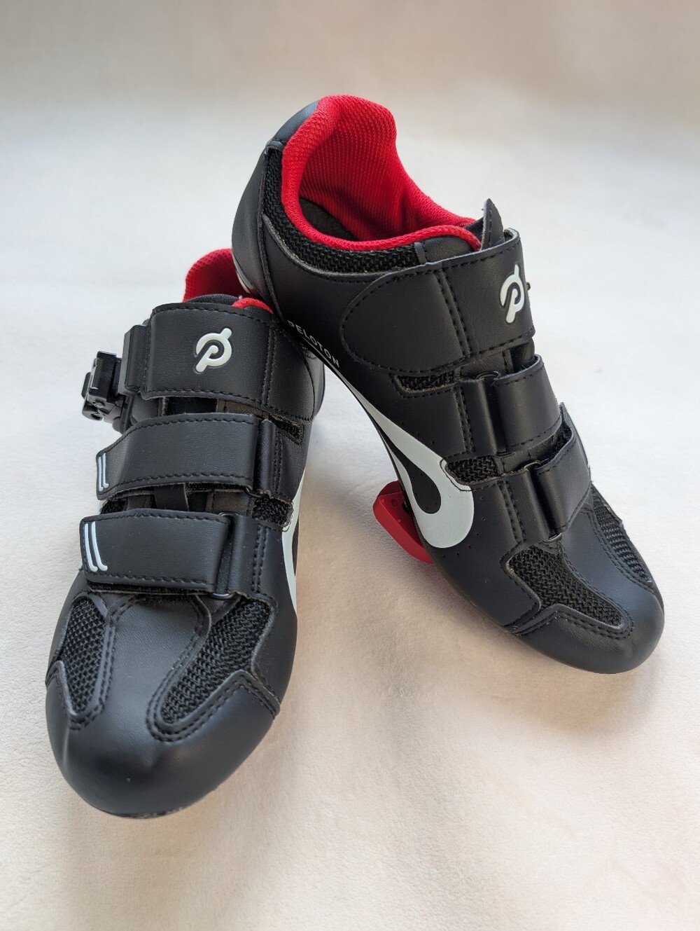 Peloton Cycling Shoes Women's Black Indoor Bike Shoes with Delta Size 6 EU 37
